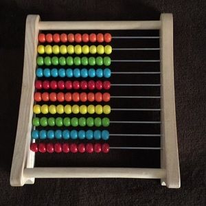 10 row Abacus originally purchased at Toys “R” Us